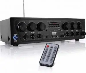 Bluetooth Amplifier System - Upgraded 6 Channel PA - Pyle