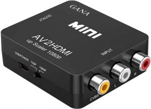 GANA Mini RCA Composite AV2HDMI Adapter