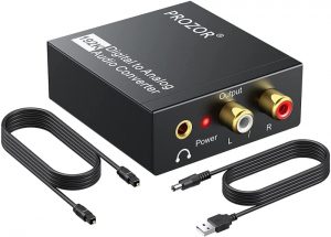 PROZOR 192khz Digital To Analog Audio Converter
