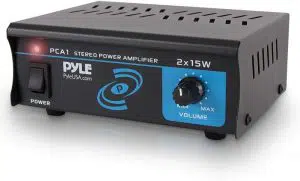 Pyle PCA1.5 Stereo Power Amplifier - Compact Mini 2-Channel MP3