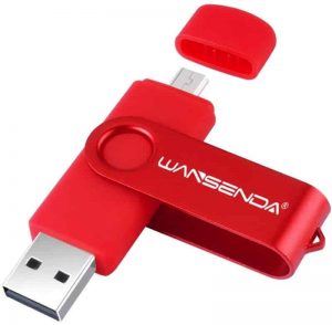 Wansenda Micro USB Keychain Photo stick